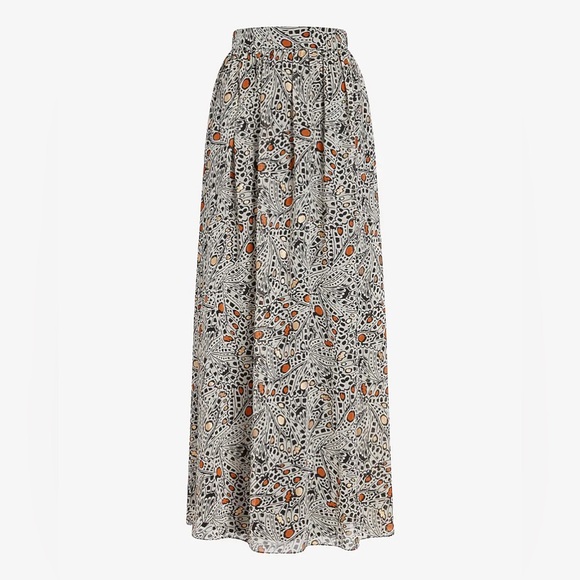 Express x Rachel Zoe Butterfly Print Maxi Skirt - Picture 2 of 4